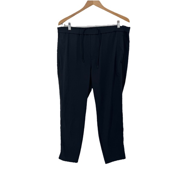 Theory Men's Drawstring Waist Tapered Leg Lounge Jogger Pants Black Size XL - Picture 1 of 7